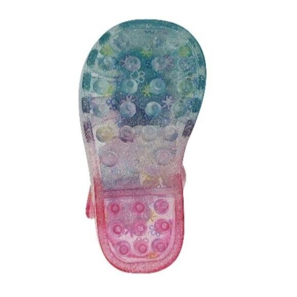 paw patrol glitter colorful jelly sandals kids size 4 - Picture 9 of 10